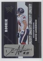 Rookie - David Anderson #/50