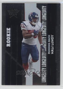 2006 Leaf Rookies & Stars - [Base] - Longevity Parallel #211 - Rookie - Wali Lundy /99 [Noted]