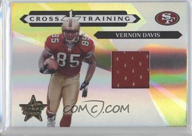 2006 Leaf Rookies & Stars - Cross Training - Green Materials #CT-29 - Vernon Davis /125