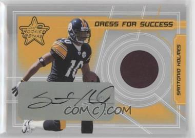 2006 Leaf Rookies & Stars - Dress For Success - Jerseys Signatures #DS-21 - Santonio Holmes /10