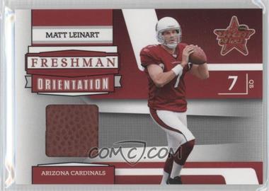 2006 Leaf Rookies & Stars - Freshman Orientation Materials - Footballs #FO-31 - Matt Leinart /175