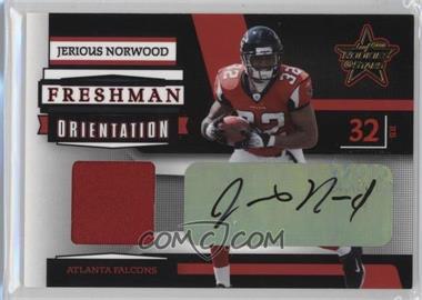 2006 Leaf Rookies & Stars - Freshman Orientation Materials - Signatures #FO-18 - Jerious Norwood /10