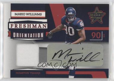 2006 Leaf Rookies & Stars - Freshman Orientation Materials - Signatures #FO-9 - Mario Williams /10