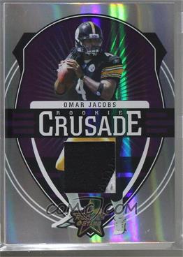 2006 Leaf Rookies & Stars - Rookie Crusade - Purple Materials Prime #RC-18 - Omar Jacobs /25 [Noted]