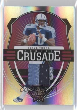 2006 Leaf Rookies & Stars - Rookie Crusade - Purple Materials Prime #RC-8 - Vince Young /25
