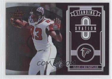 2006 Leaf Rookies & Stars - Standing Ovation - Purple #SO-20 - Alge Crumpler /25