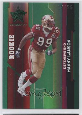 2006 Leaf Rookies & Stars Longevity - [Base] - Emerald #250 - Rookie - Manny Lawson /29