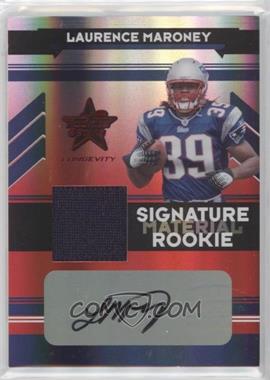 2006 Leaf Rookies & Stars Longevity - [Base] - Ruby Materials Signatures #SMR-274 - Rookie - Laurence Maroney /25