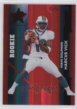 2006 Leaf Rookies & Stars Longevity - [Base] - Ruby #186 - Rookie - Marcus Vick /199