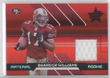 2006 Leaf Rookies & Stars Longevity - [Base] - Ruby #263 - Rookie - Brandon Williams /499