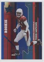 Rookie - Todd Watkins #/99