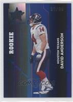 Rookie - David Anderson #/99