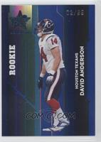 Rookie - David Anderson #/99