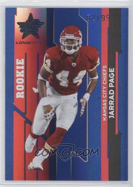 2006 Leaf Rookies & Stars Longevity - [Base] - Sapphire #197 - Rookie - Jarrad Page /99