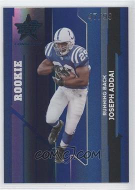 2006 Leaf Rookies & Stars Longevity - [Base] - Sapphire #207 - Rookie - Joseph Addai /99