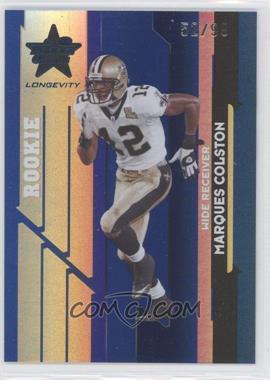 2006 Leaf Rookies & Stars Longevity - [Base] - Sapphire #209 - Rookie - Marques Colston /99