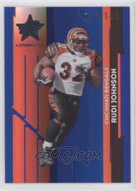 2006 Leaf Rookies & Stars Longevity - [Base] - Sapphire #23 - Rudi Johnson /149