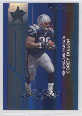 2006 Leaf Rookies & Stars Longevity - [Base] - Sapphire #64 - Corey Dillon /149