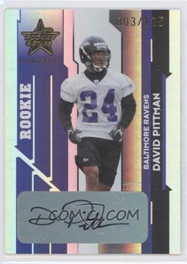 2006 Leaf Rookies & Stars Longevity - [Base] - Signatures #170 - Rookie - David Pittman /125