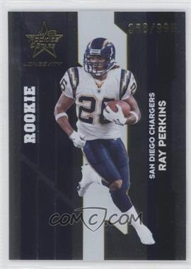 2006 Leaf Rookies & Stars Longevity - [Base] #126 - Rookie - Ray Perkins /999