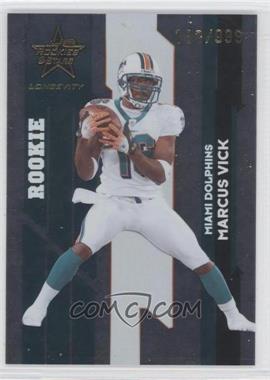 2006 Leaf Rookies & Stars Longevity - [Base] #186 - Rookie - Marcus Vick /999