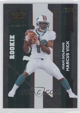 2006 Leaf Rookies & Stars Longevity - [Base] #186 - Rookie - Marcus Vick /999