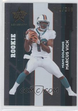 2006 Leaf Rookies & Stars Longevity - [Base] #186 - Rookie - Marcus Vick /999