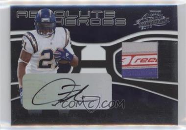 2006 Playoff Absolute Memorabilia - Absolute Heroes - Materials Prime Signatures #AH-18 - LaDainian Tomlinson /15