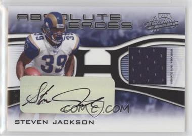 2006 Playoff Absolute Memorabilia - Absolute Heroes - Materials Signatures #AH-21 - Steven Jackson /100