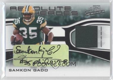 2006 Playoff Absolute Memorabilia - Absolute Heroes - Materials Signatures #AH-7 - Samkon Gado /100