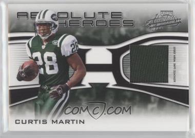 2006 Playoff Absolute Memorabilia - Absolute Heroes - Materials #AH-14 - Curtis Martin /150