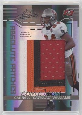 2006 Playoff Absolute Memorabilia - Absolute Patches Jumbo Prime #AP-22 - Carnell "Cadillac" Williams /25 [EX to NM]