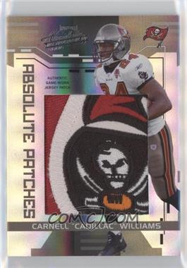 2006 Playoff Absolute Memorabilia - Absolute Patches Jumbo Prime #AP-22 - Carnell "Cadillac" Williams /25