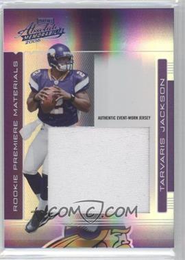 2006 Playoff Absolute Memorabilia - [Base] - Jumbo #253 - Rookie Premiere Materials - Tarvaris Jackson /50