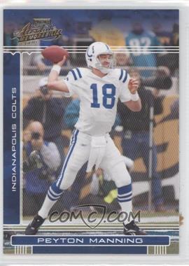 2006 Playoff Absolute Memorabilia - [Base] - Retail #71 - Peyton Manning