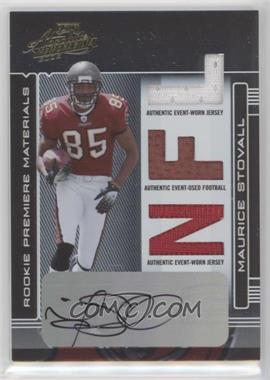 2006 Playoff Absolute Memorabilia - [Base] - Signatures #276 - Rookie Premiere Materials - Maurice Stovall /100