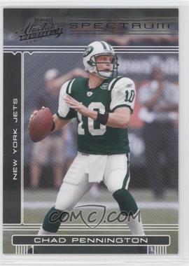 2006 Playoff Absolute Memorabilia - [Base] - Spectrum Black #107 - Chad Pennington /100