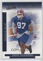 Rookie - John McCargo #/100