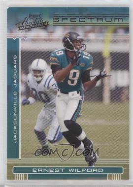 2006 Playoff Absolute Memorabilia - [Base] - Spectrum Black #78 - Ernest Wilford /100