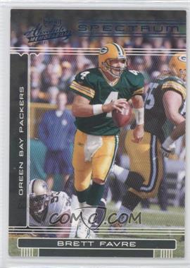 2006 Playoff Absolute Memorabilia - [Base] - Spectrum Blue #58 - Brett Favre /250