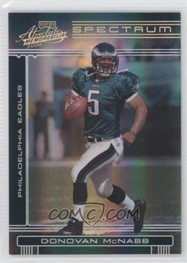 2006 Playoff Absolute Memorabilia - [Base] - Spectrum Gold #116 - Donovan McNabb /25