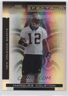 2006 Playoff Absolute Memorabilia - [Base] - Spectrum Gold #168 - Rookie - Marques Colston /25