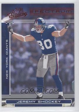 2006 Playoff Absolute Memorabilia - [Base] - Spectrum Red #104 - Jeremy Shockey