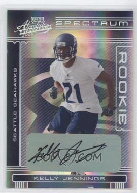 2006 Playoff Absolute Memorabilia - [Base] - Spectrum Silver Autographs #197 - Rookie - Kelly Jennings /150