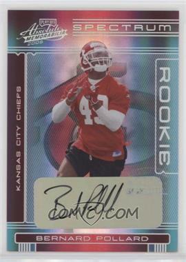 2006 Playoff Absolute Memorabilia - [Base] - Spectrum Silver Autographs #207 - Rookie - Bernard Pollard /100