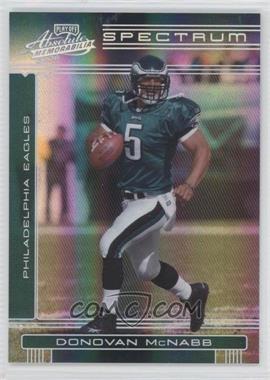 2006 Playoff Absolute Memorabilia - [Base] - Spectrum Silver #116 - Donovan McNabb /100