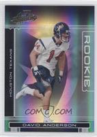 Rookie - David Anderson #/999