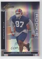 Rookie - John McCargo #/999