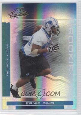 2006 Playoff Absolute Memorabilia - [Base] #185 - Rookie - Ernie Sims /999