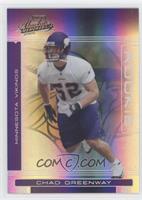 Rookie - Chad Greenway #/999